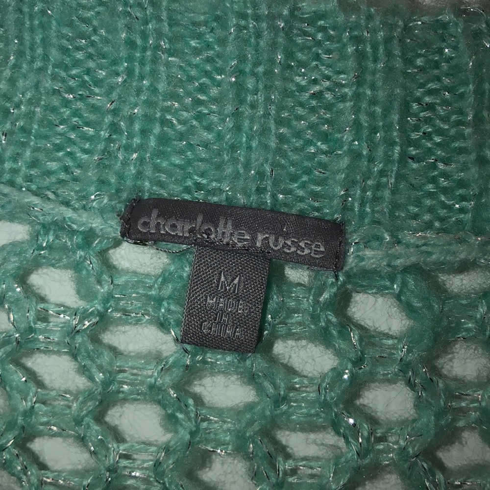2/$12 Charlotte Russe crop sweater - Picture 2 of 4